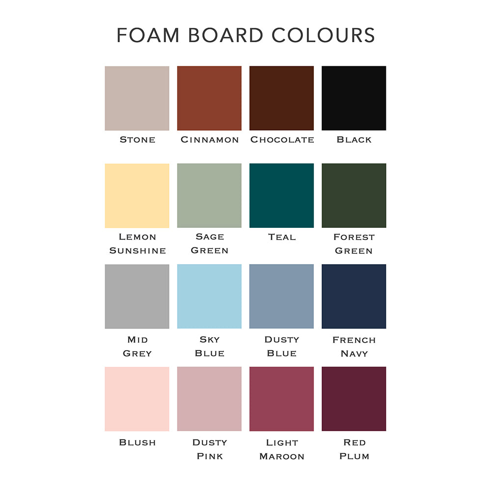 Table Plan Board Colours