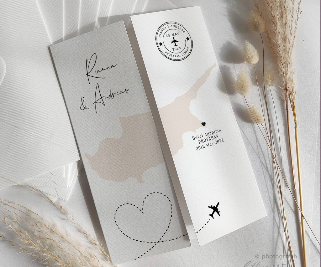 Cyprus Wedding Invitation