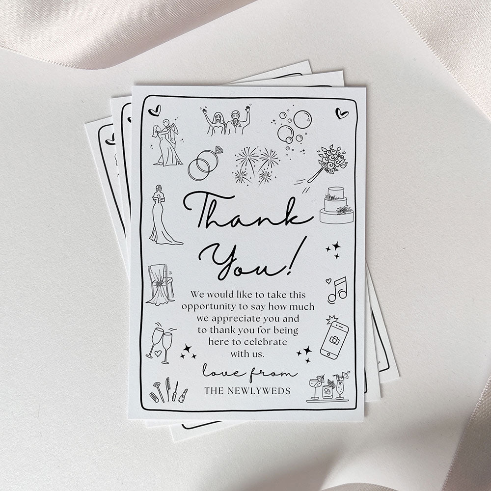 Doodle Thank You Cards