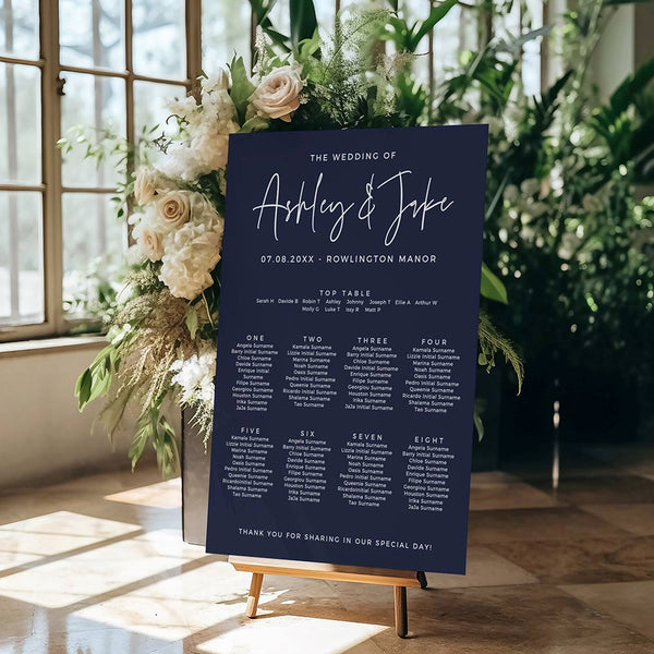 French Navy Seating Plan