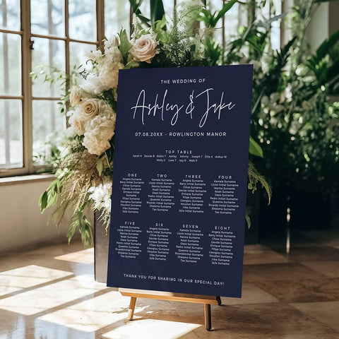 French Navy Seating Plan