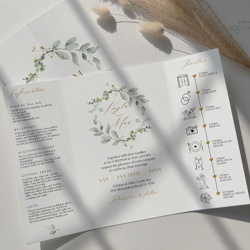 Gatefold Wedding Invitations