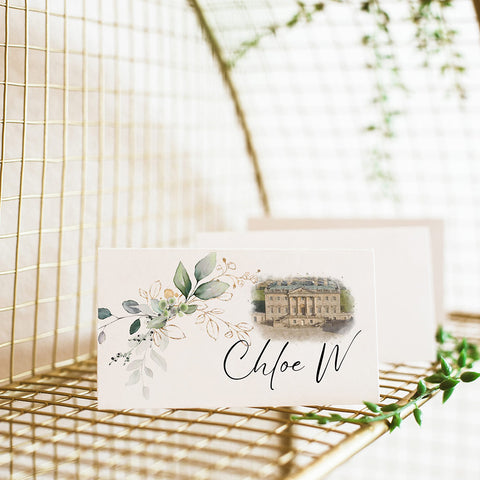 Venue Sketch Place Cards