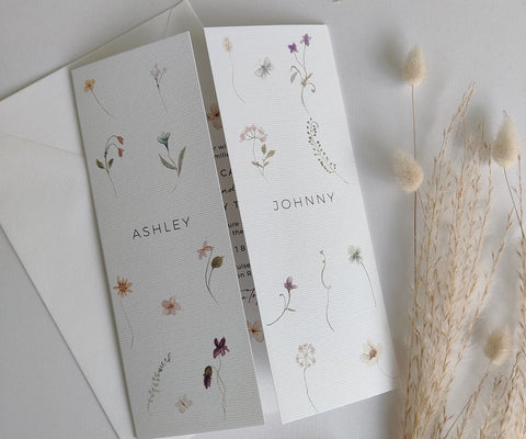 Wildflower Wedding Invitations