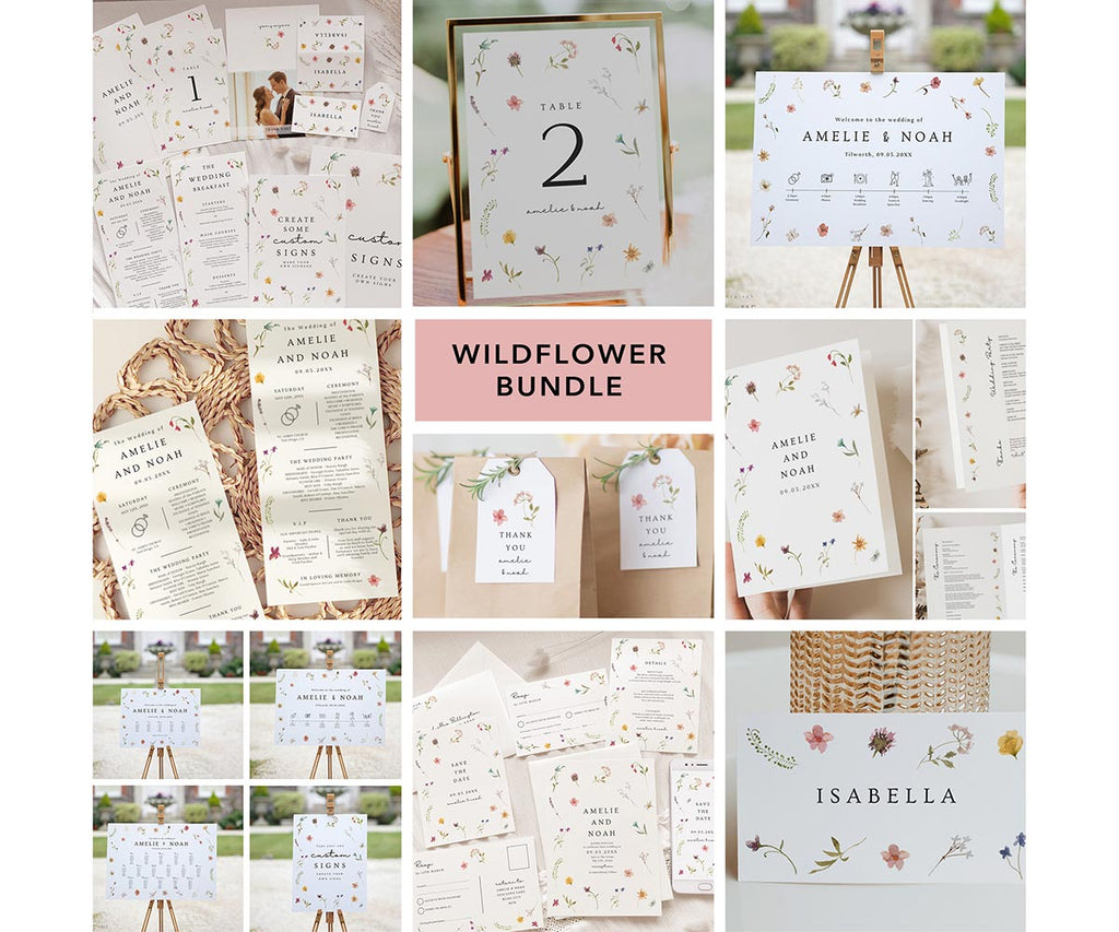 Wedding Bundle Wildflower Theme